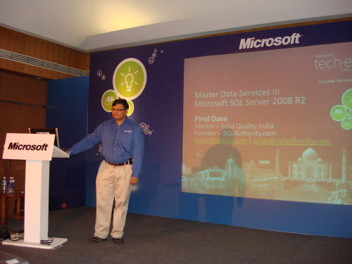 SQLAuthority News - TechEd India - April 12-14, 2010 Bangalore - An Unforgettable Experience TechEdIndia (10) 